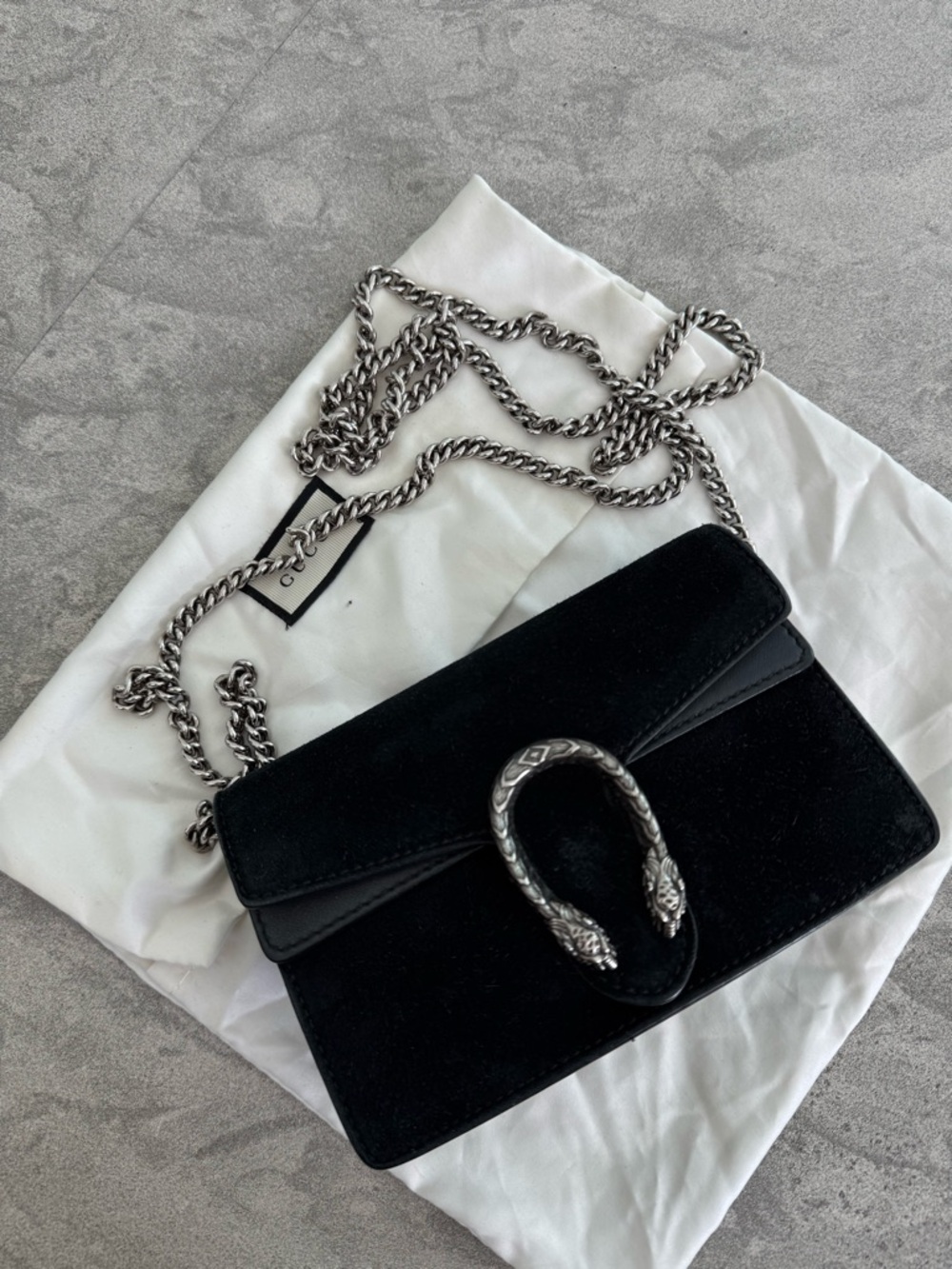 LAST CHANCE‼️ Gucci Super Mini Dionysus Suede